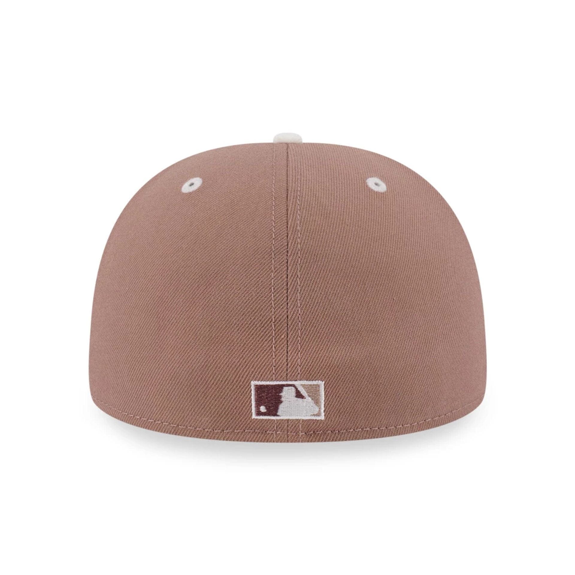 This is a LA Dodgers MLB Iced Latte Beige 59FIFTY Fitted Cap 3