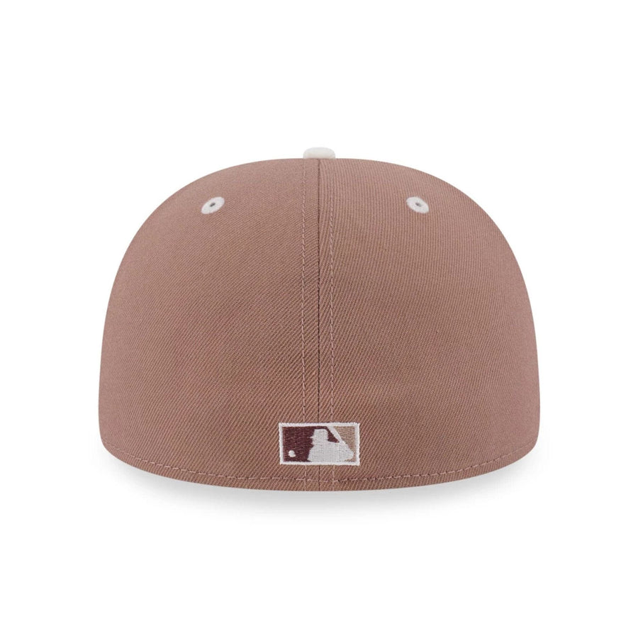 This is a LA Dodgers MLB Iced Latte Beige 59FIFTY Fitted Cap 3