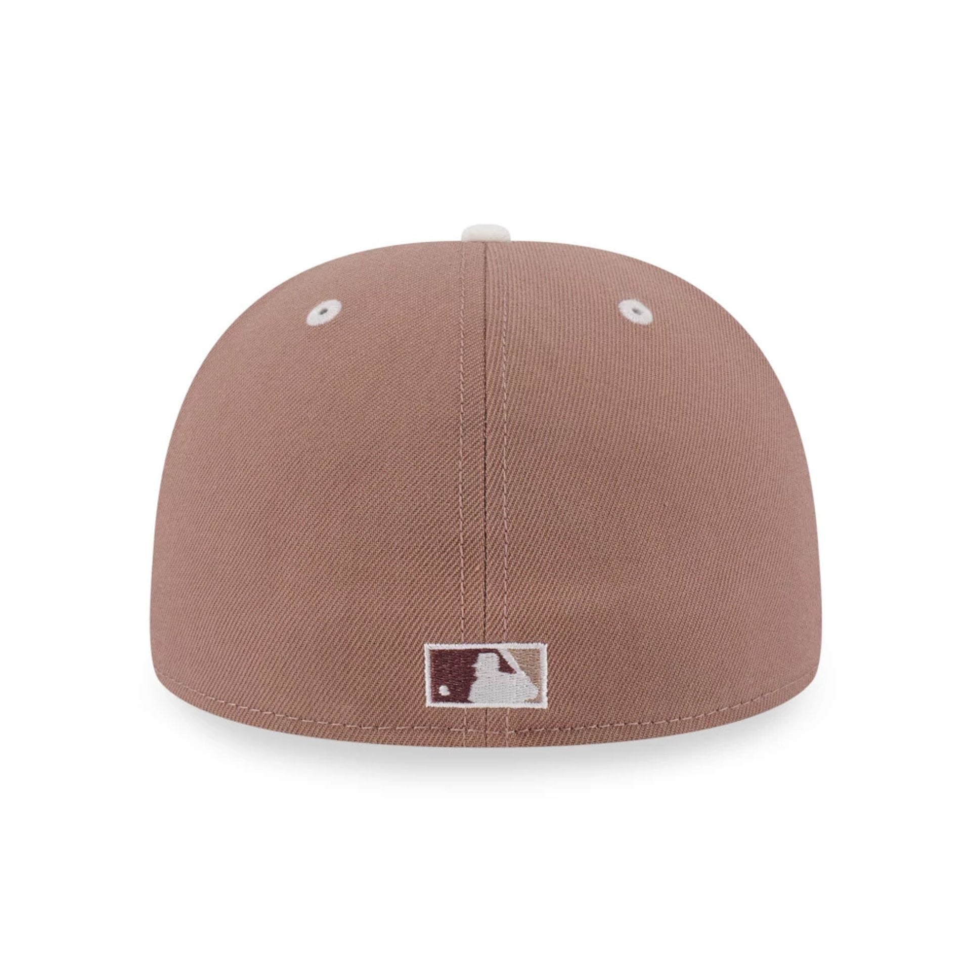 This is a LA Dodgers MLB Iced Latte Beige 59FIFTY Fitted Cap 3