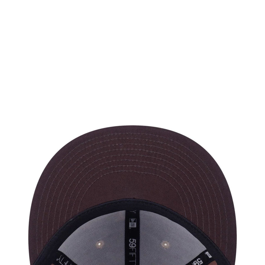 This is a LA Dodgers MLB Iced Latte Beige 59FIFTY Fitted Cap 5