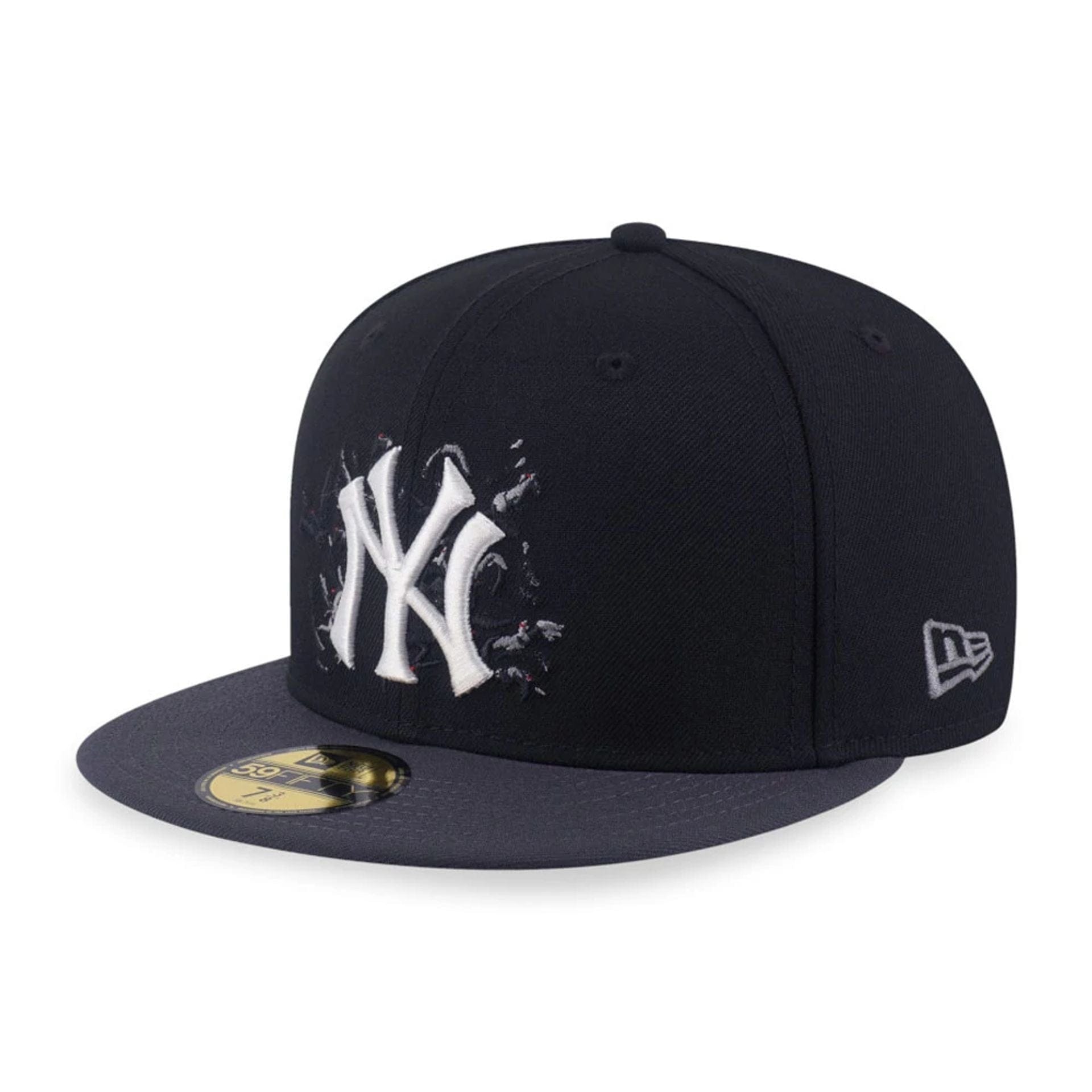 New York Yankees MLB Crows Black 59FIFTY Fitted Cap 1