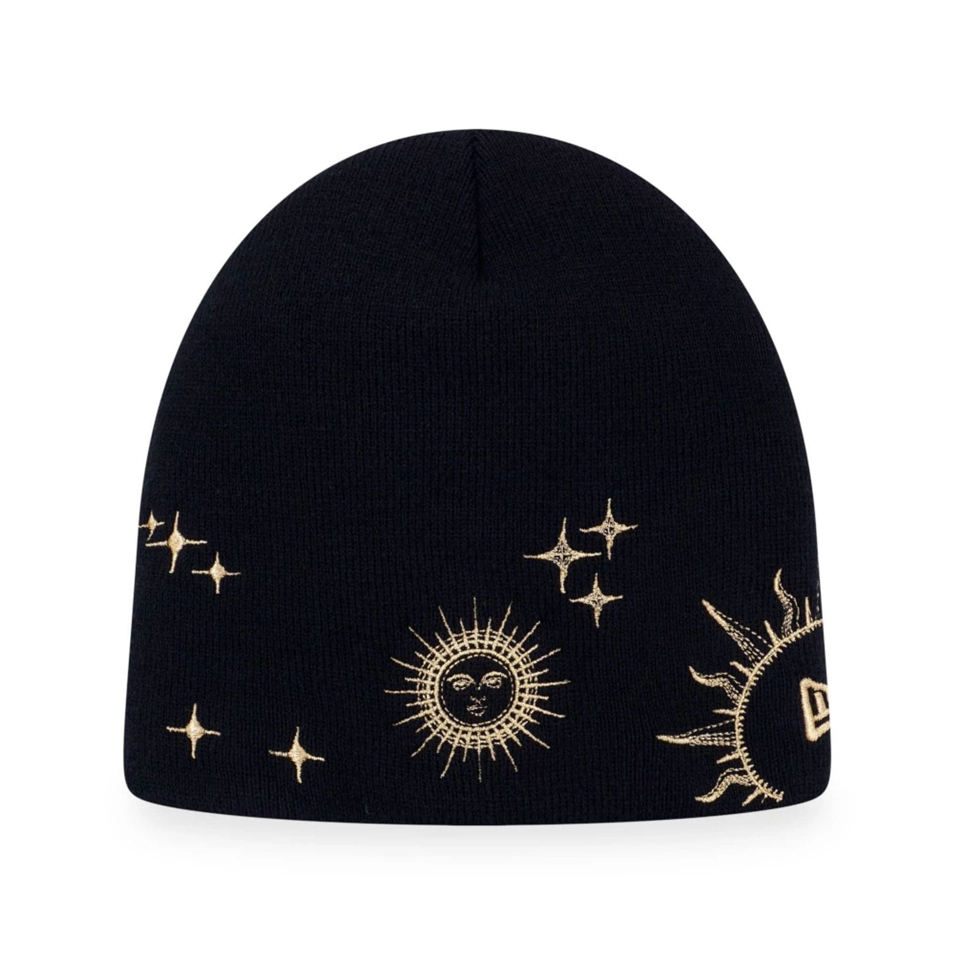  New Era Cosmic Craft Black Cuff Knit Beanie Hat 1