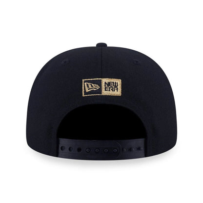 Pictured is this New Era NEC Logo 9FIFTY Snapback cap in black. 3