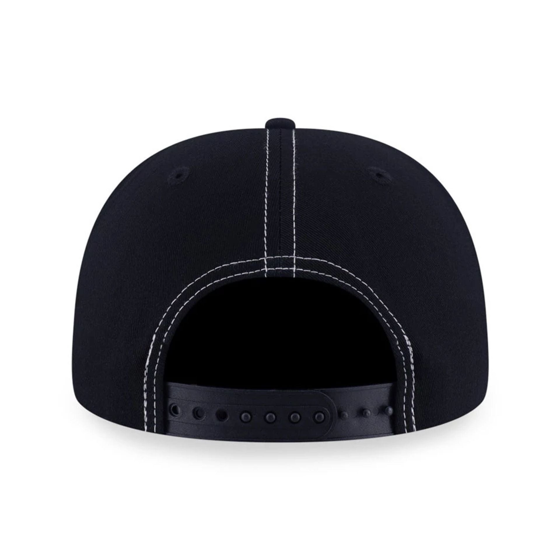 Pictured is this MLB Contrast Stitching LA Dodgers 9FIFTY Snapback cap in black. 5