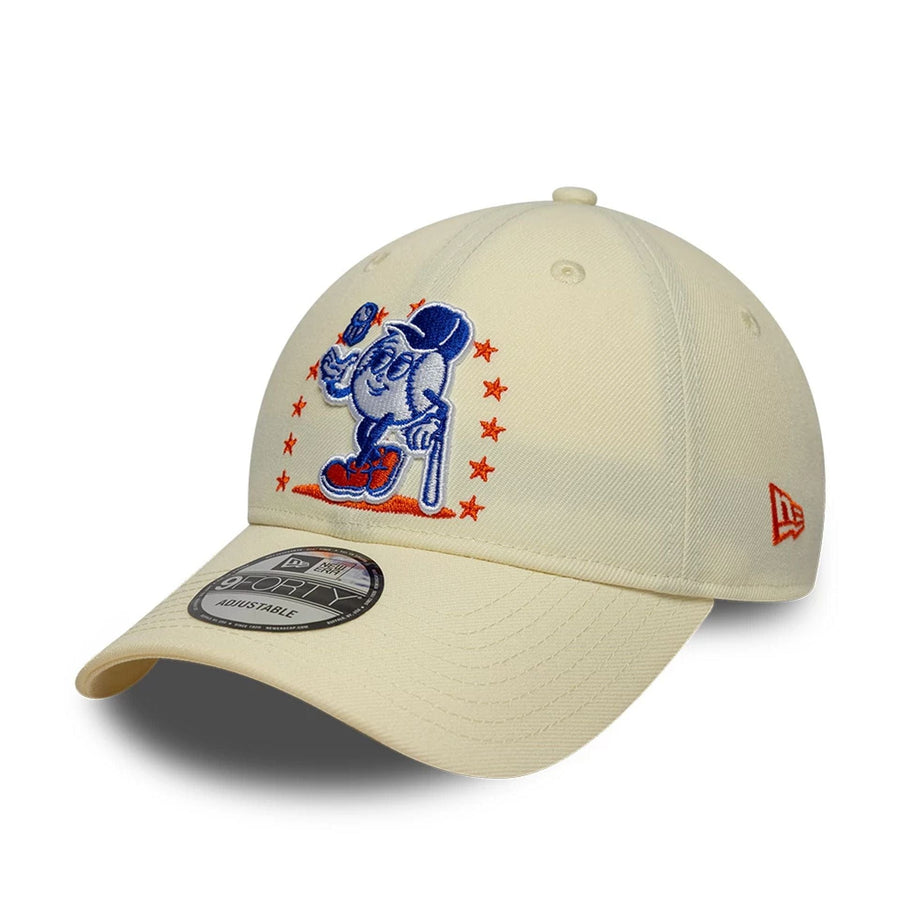 Pictured is this MLB League Mix New York Mets 9FORTY cap in cream. 3