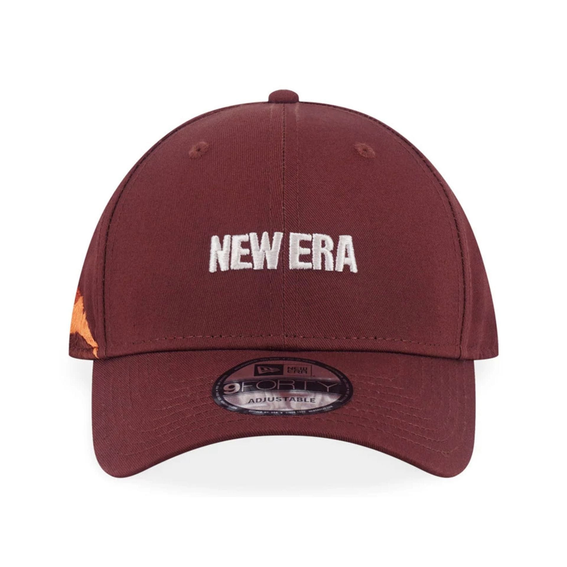 Pictured is this New Era Mountain Logo 9FORTY cap in open brown. 3