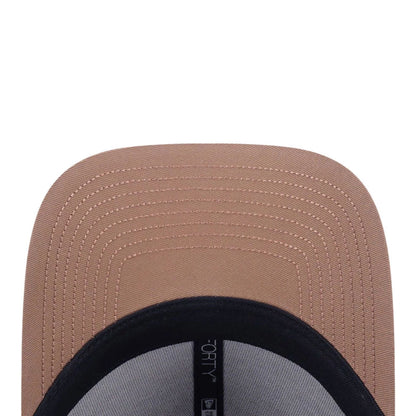 Pictured is this MLB Contrast Stitching New York Yankees 9FORTY cap in beige. 6