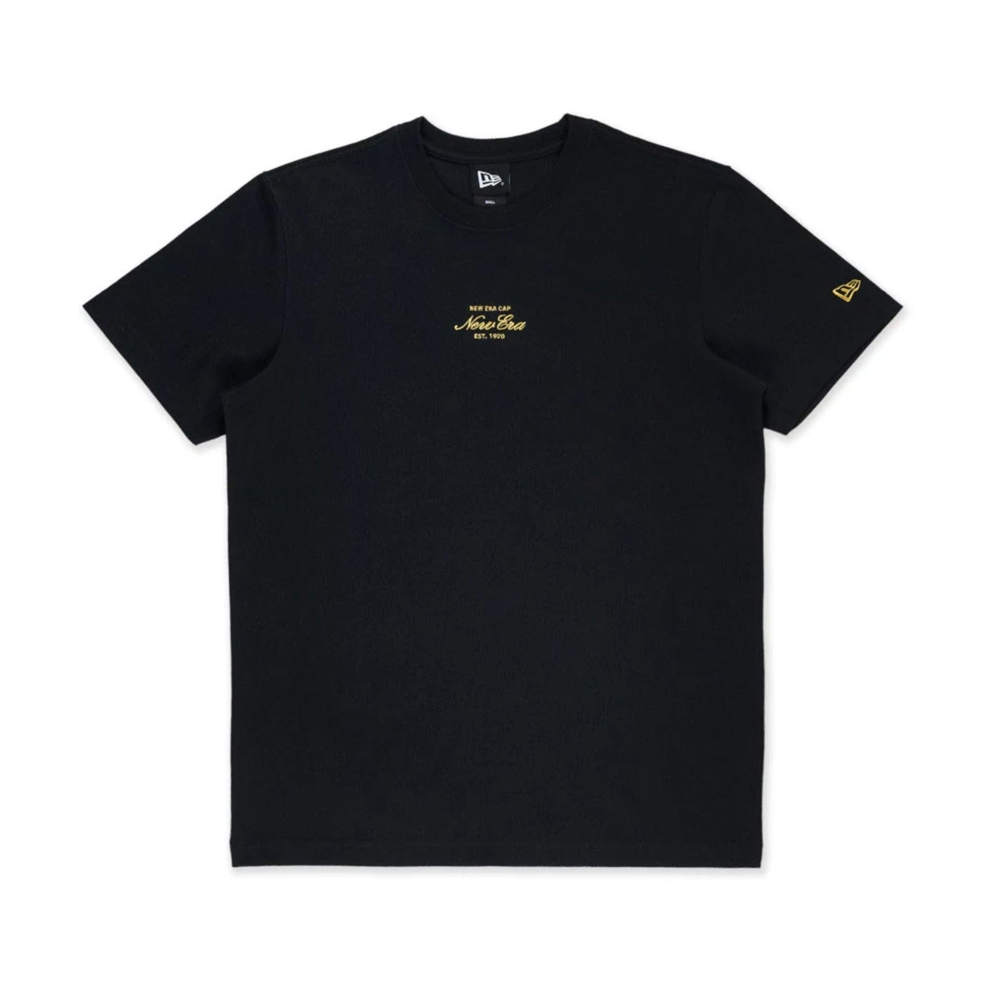 The model is wearing this New Era NEC logo T-Shirt in black. 1