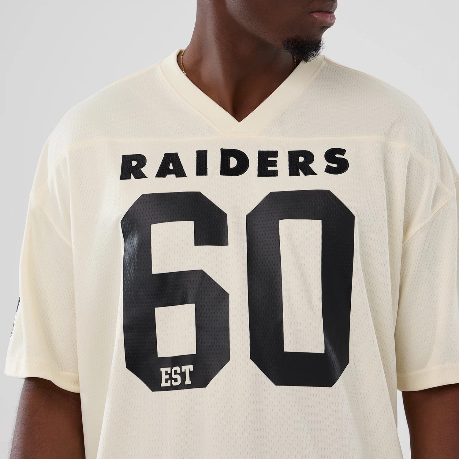 NFL Historic Las Vegas Raiders Cream Oversized T-Shirt | NEC EU