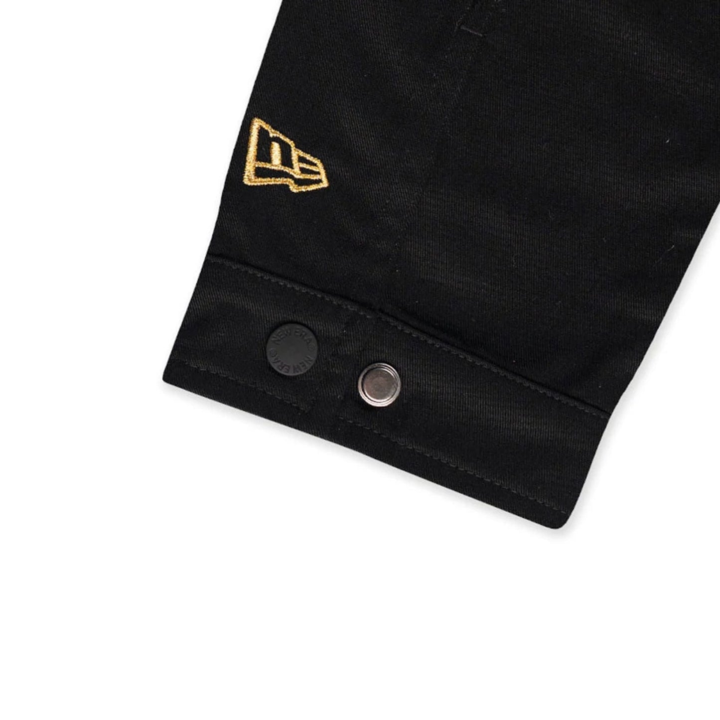 The model is wearing this New Era Year Of The Horse Jacket in black. 5