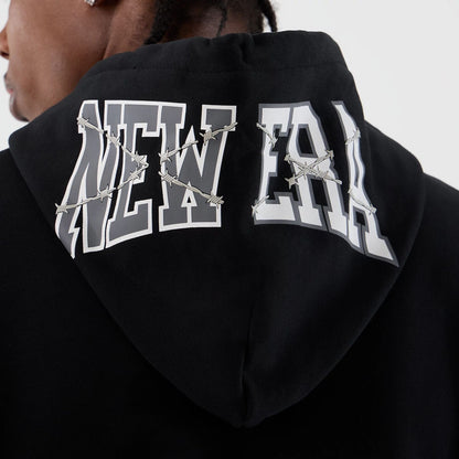  New Era Street Graphic Black Pullover Hoodie  5
