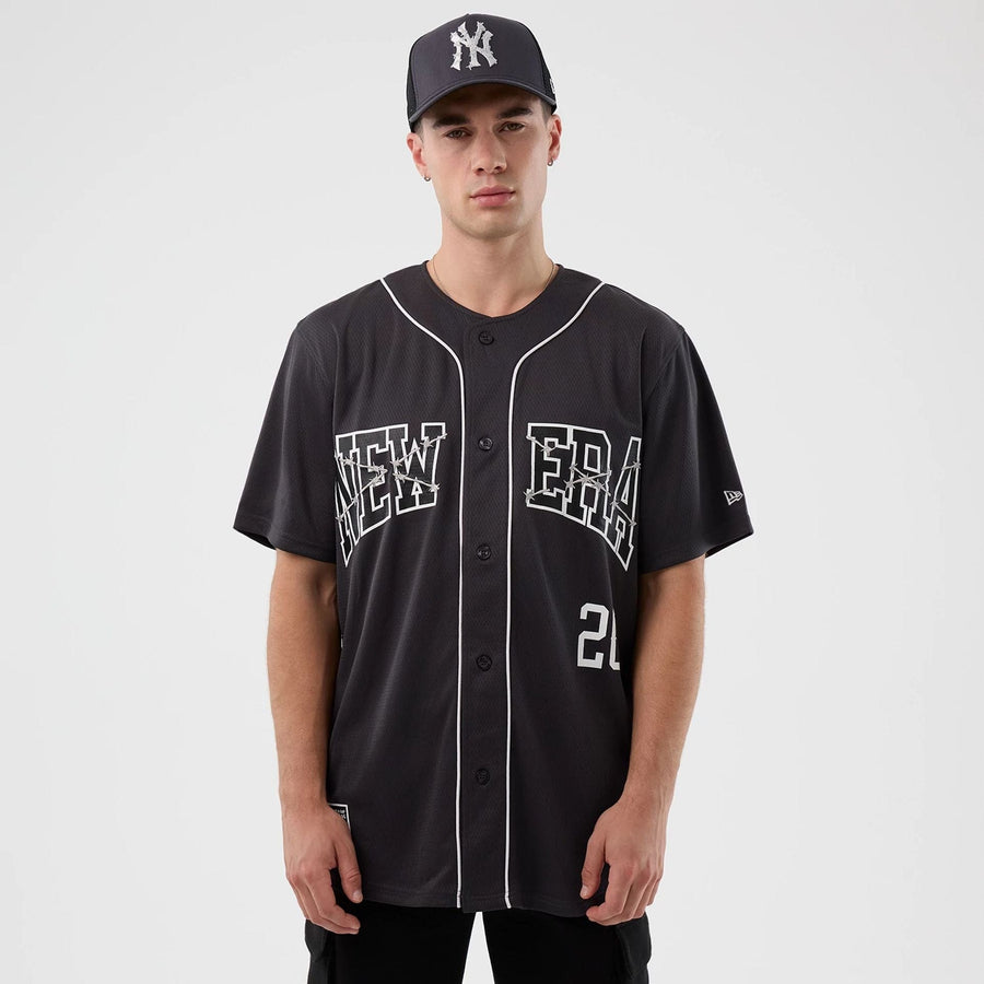  New Era Street Graphic Dark Grey Jersey  1