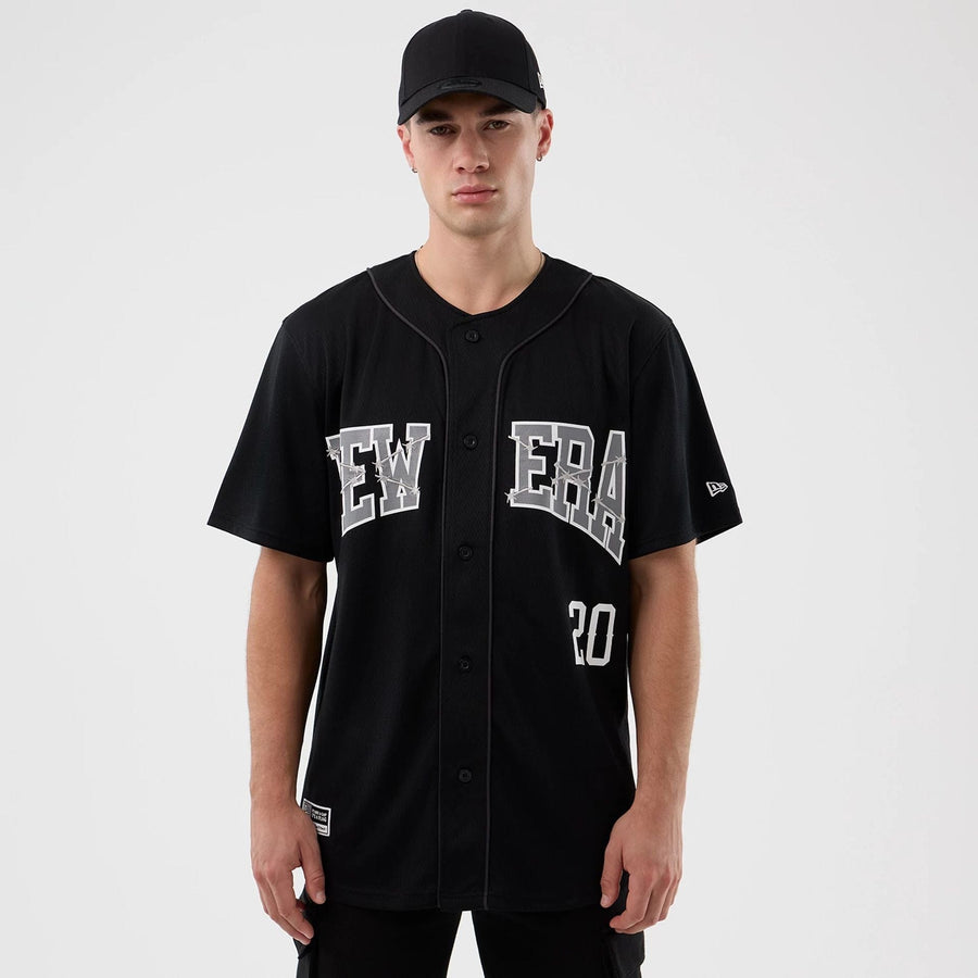  New Era Street Graphic Black Jersey  1