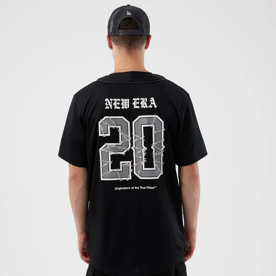  New Era Street Graphic Black Jersey  2