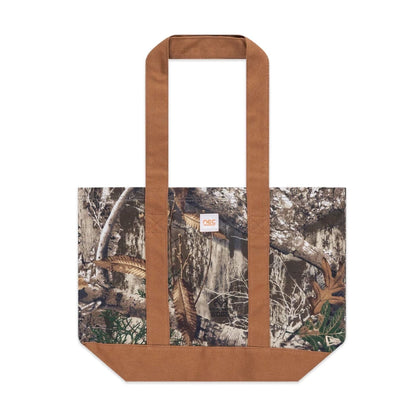 This is a New Era Earthy Skin Real Tree Edge Tote Bag 1