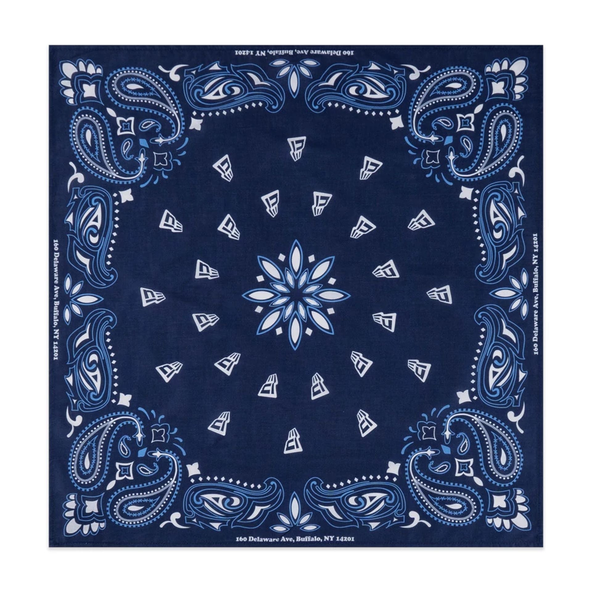 This is a New Era Street Swing Dark Blue Bandana 1