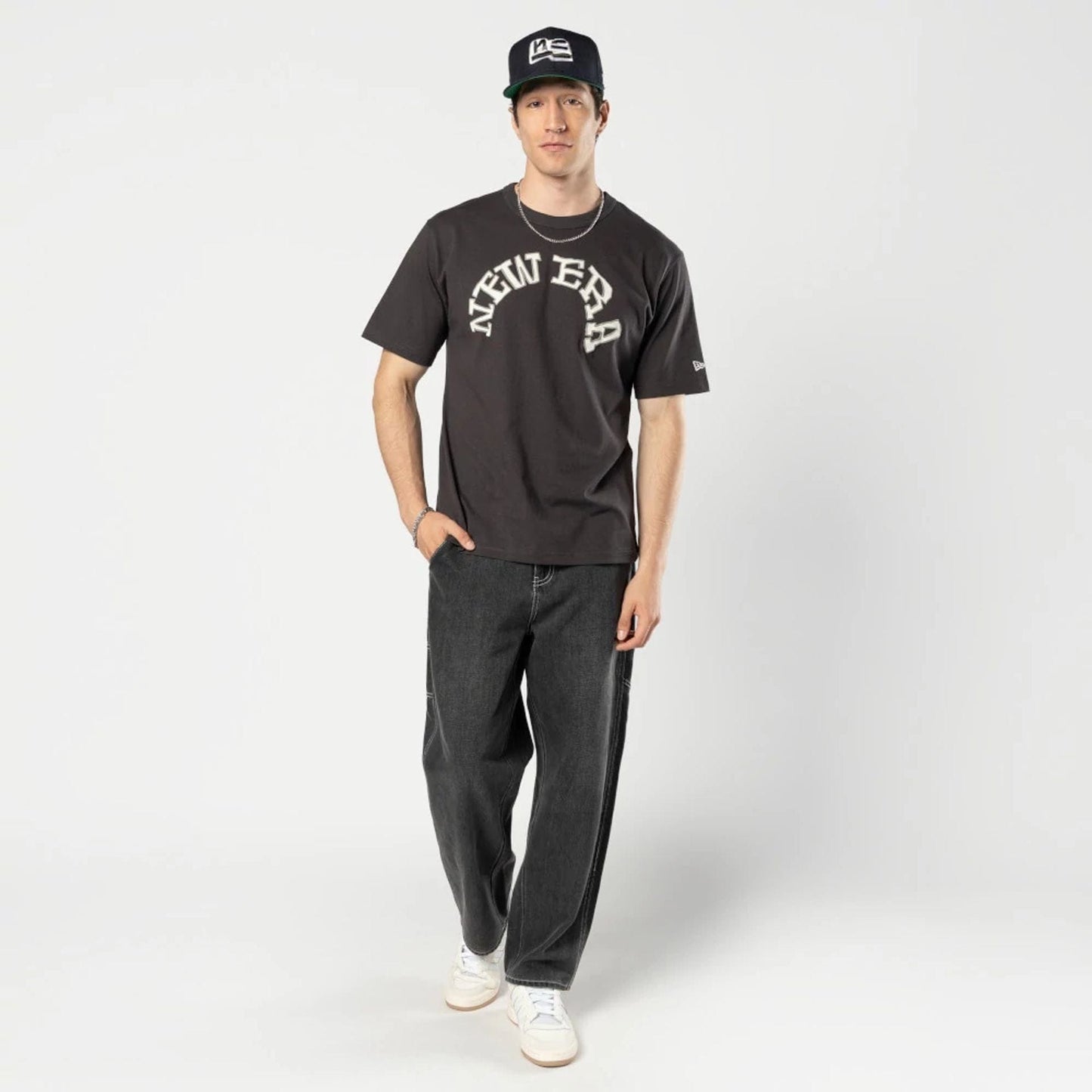 The Male model is wearing Ochiai Shohei Grey T-Shirt 6