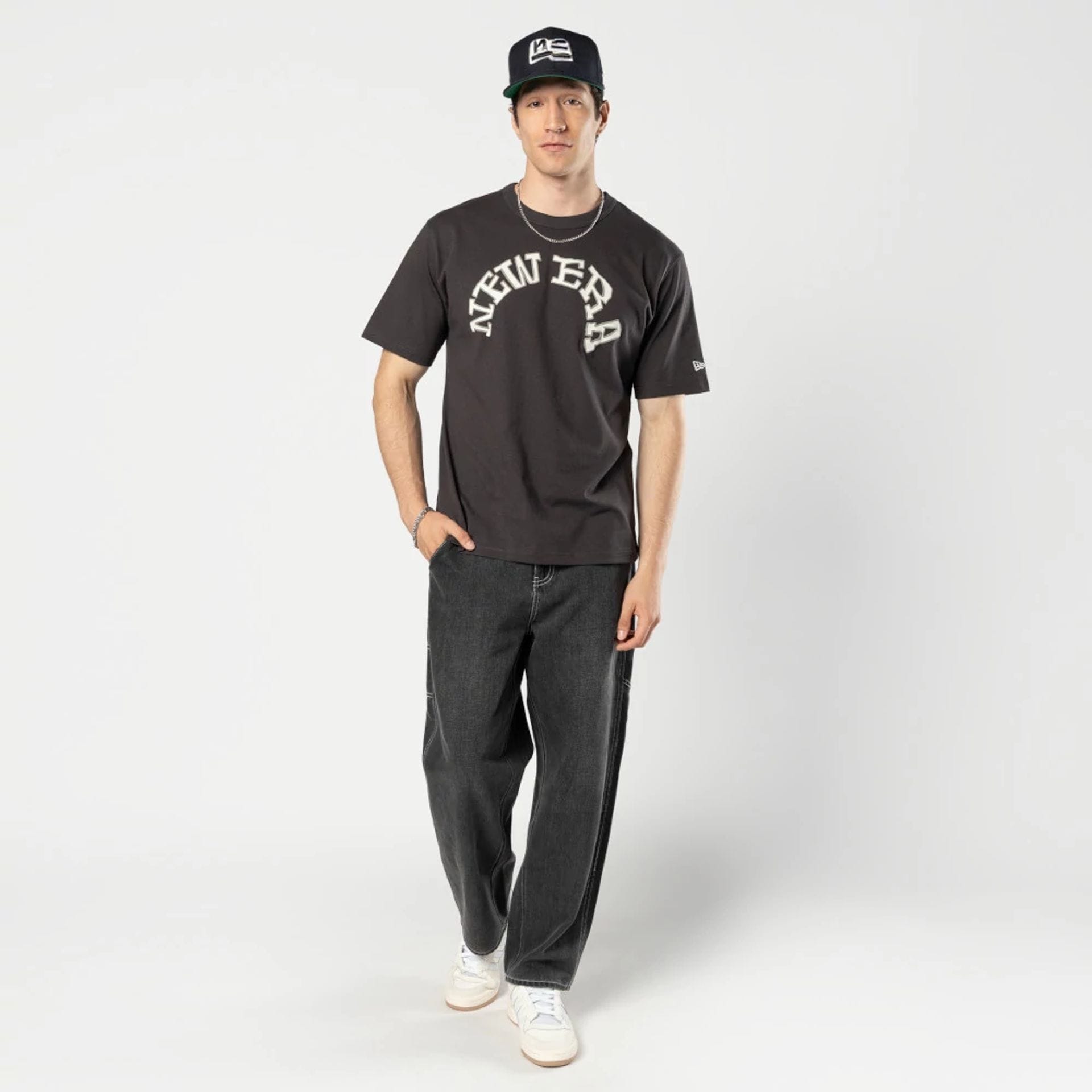 The Male model is wearing Ochiai Shohei Grey T-Shirt 6