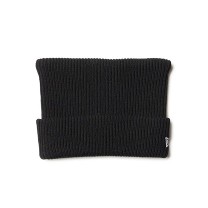 This is a  New Era Black Rib Knit Beanie Hat 5