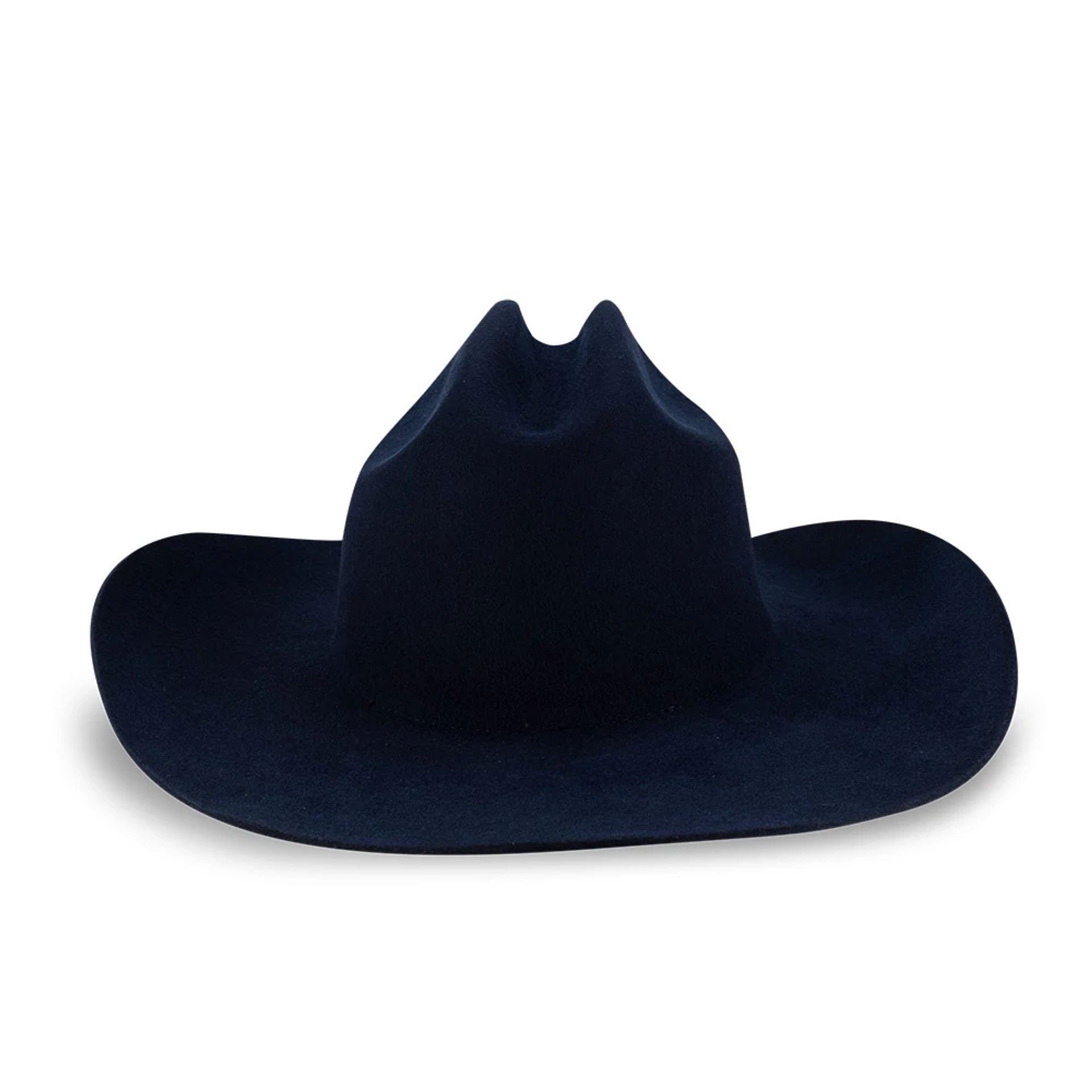 Pictured is this MLB Wool New York Yankees Rolled Brim Fedora hat in navy. 5