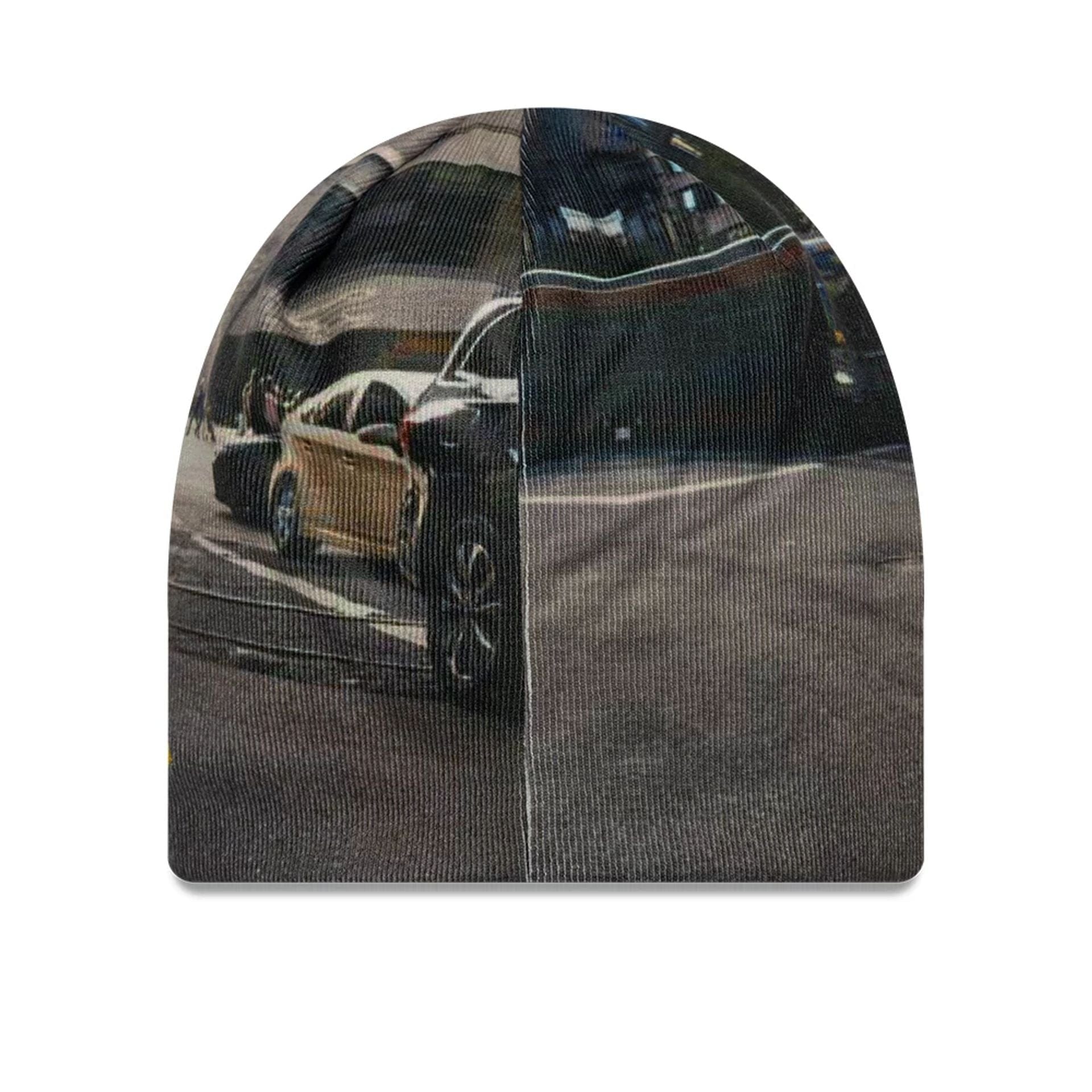 This is a  New Era New York Taxi All Over Print Beanie Hat 2