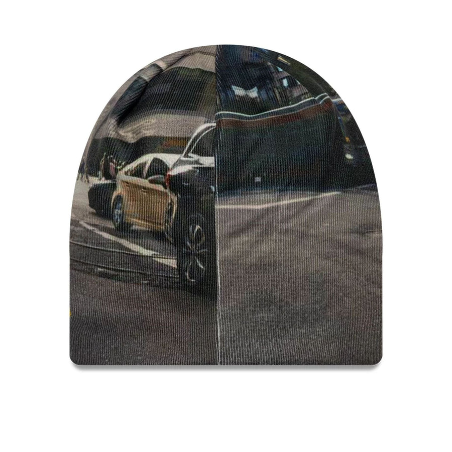 This is a  New Era New York Taxi All Over Print Beanie Hat 2