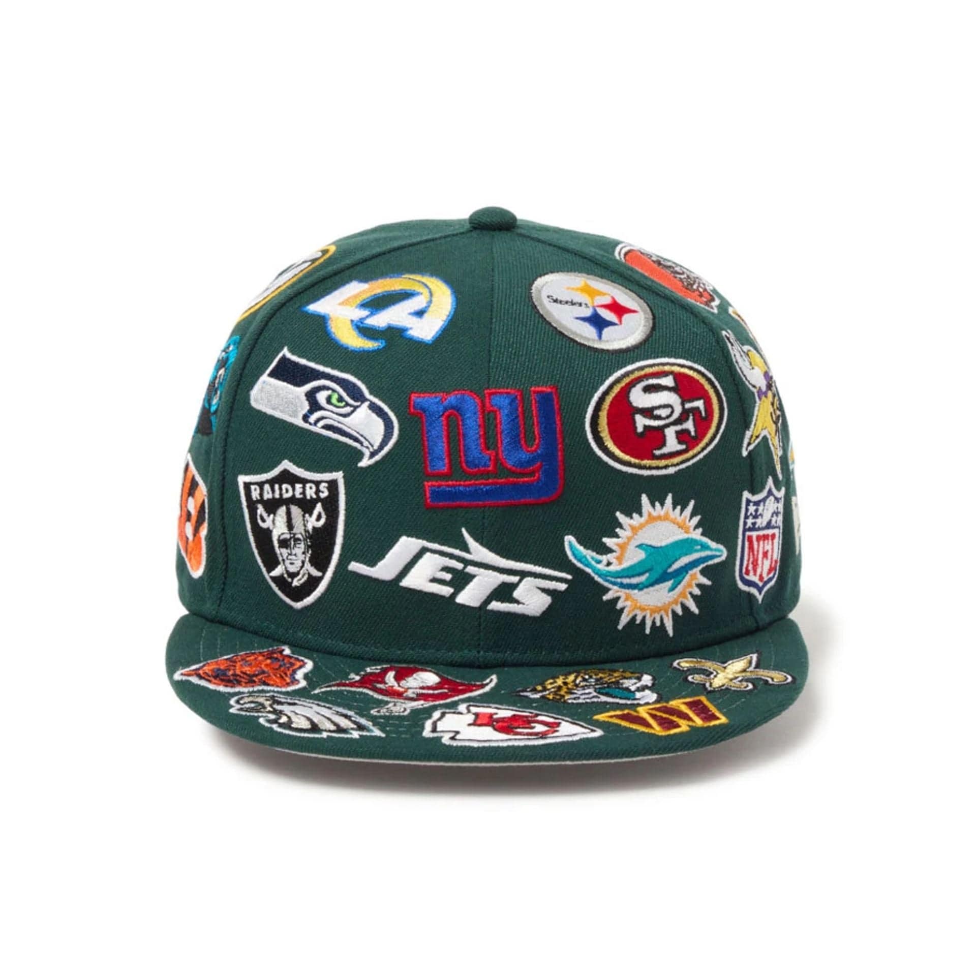 NFL League All Over Dark Green 9FIFTY Snapback Cap | NEC EU