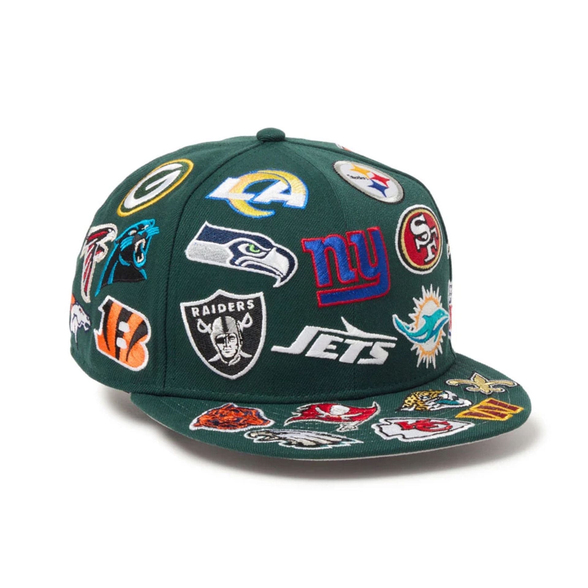 New Era 9FIFTY キャップ NFL VINTAGE NFL League All Over Dark Green 9FIFTY Snapback Cap | NEC EU