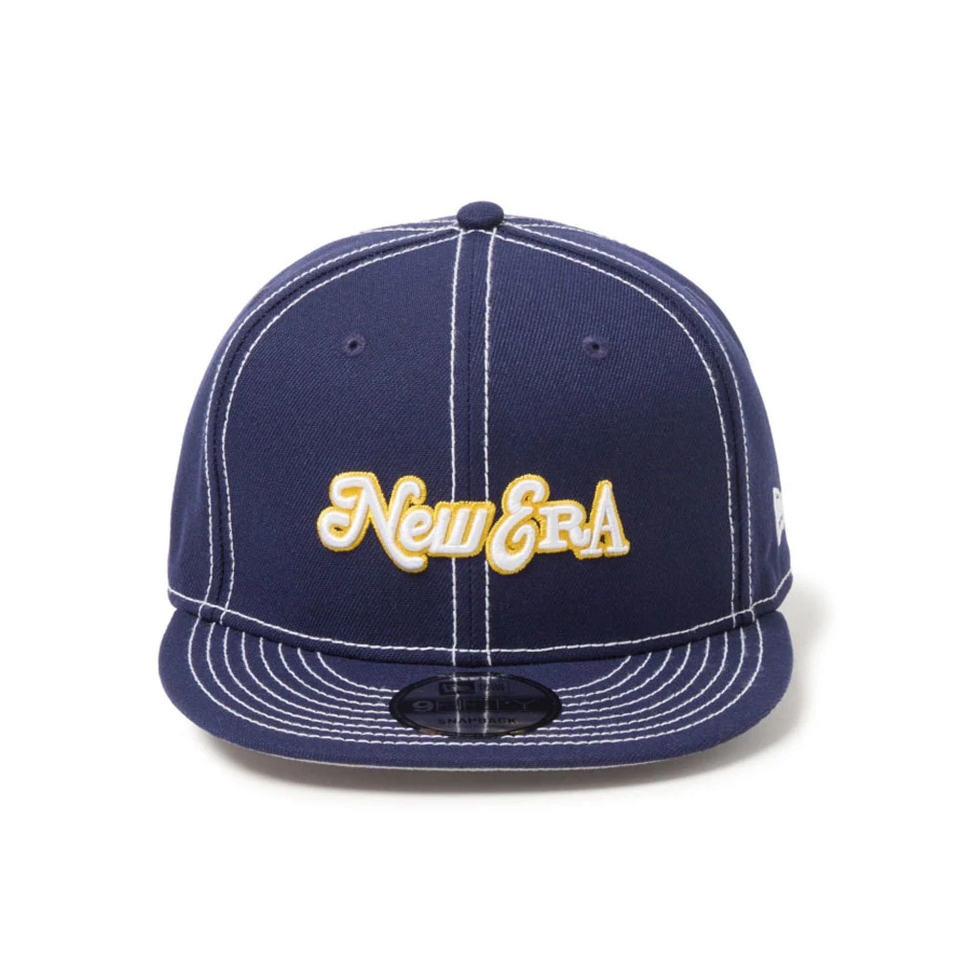 This is a New Era Archive Mix Logo Navy 9FIFTY Snapback Adjustable Cap 2