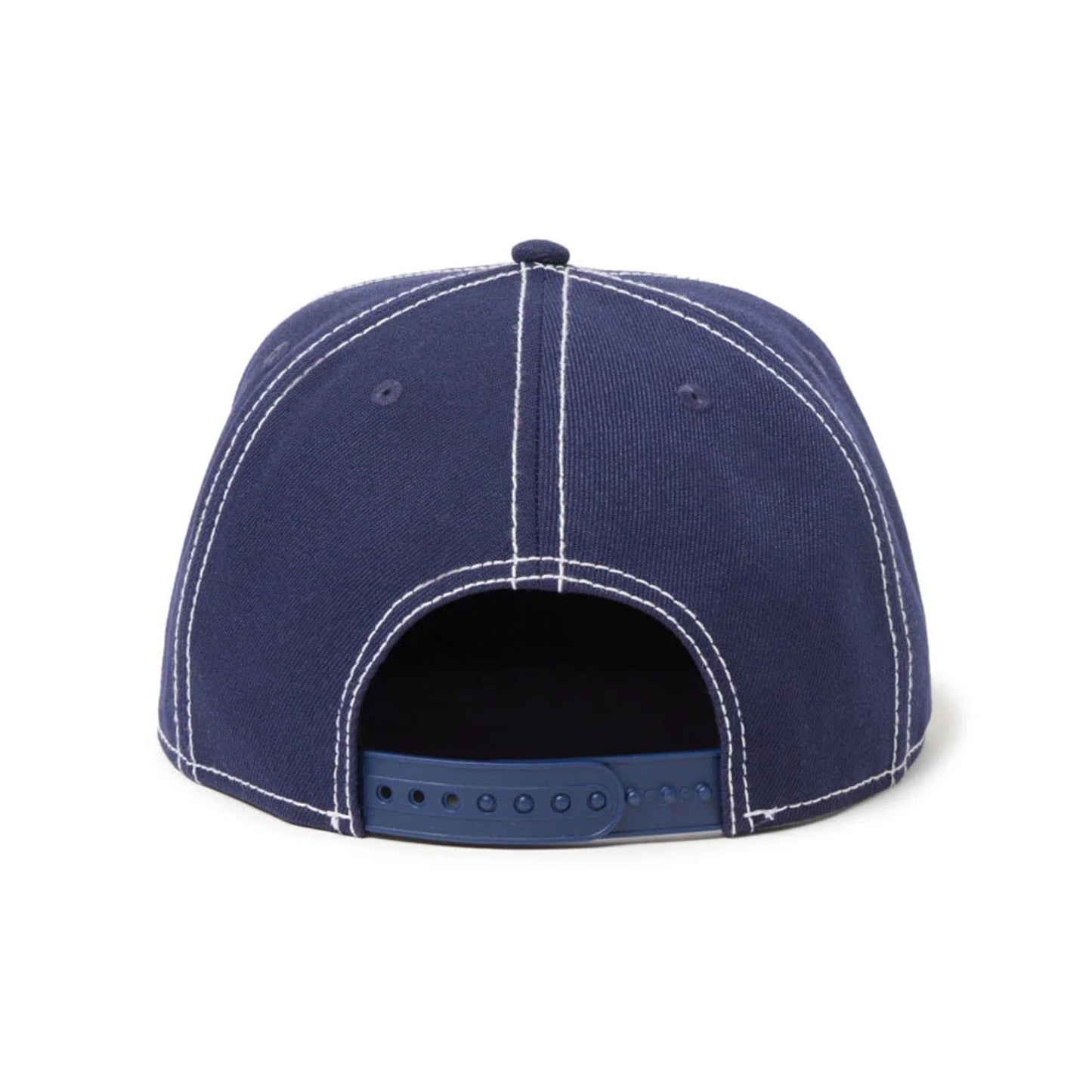 This is a New Era Archive Mix Logo Navy 9FIFTY Snapback Adjustable Cap 3