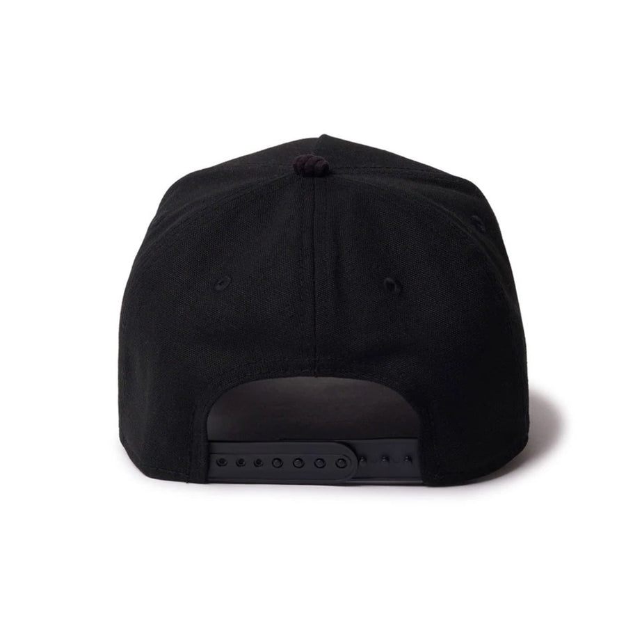 This is a  New Era Duck 2Tone Black 9FORTY A-Frame Adjustable Cap 3