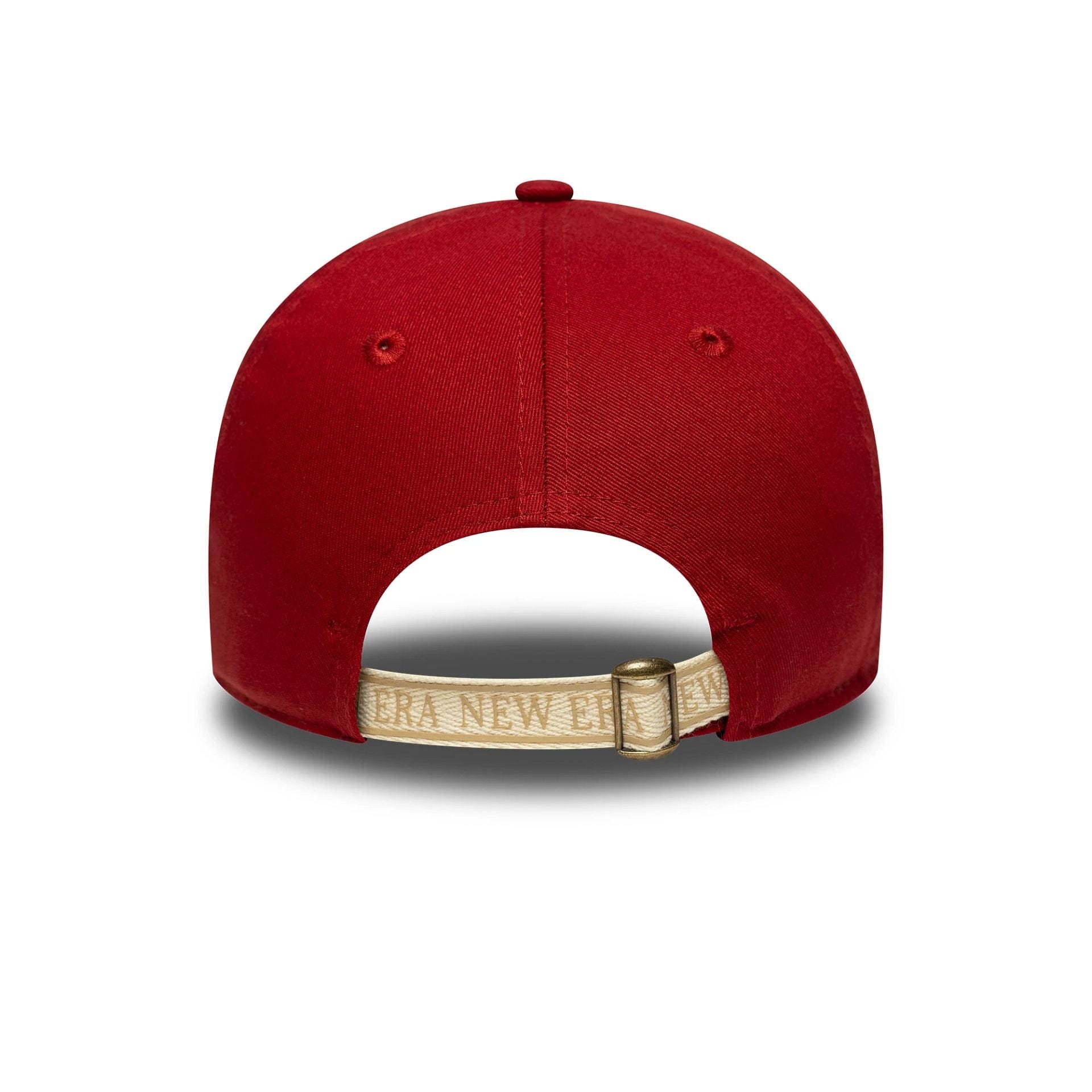 This is a New Era Spare Strap Red 9TWENTY Adjustable Cap 4