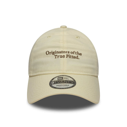 This is a New Era Spare Strap Cream 9TWENTY Adjustable Cap 2