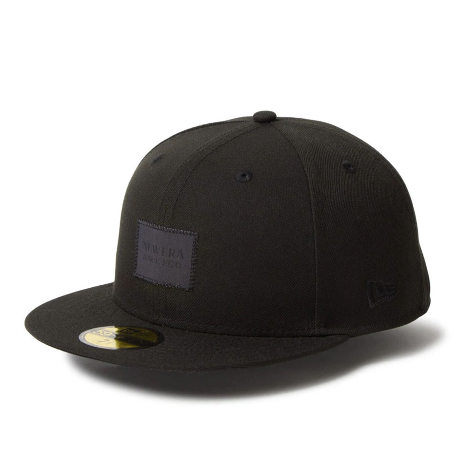 This is a New Era Patch Black 59FIFTY Fitted Cap 1