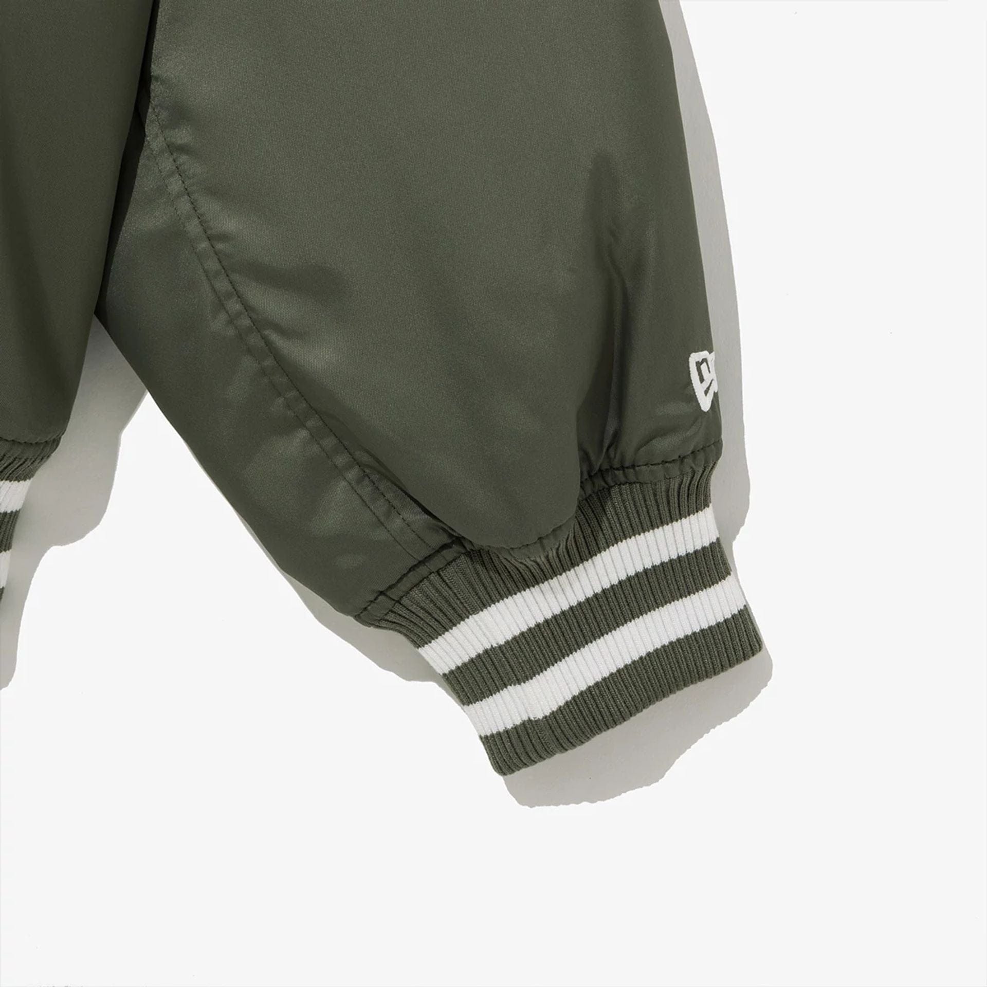 The Male model is wearing New York Yankees MLB Green Stadium Jacket  14