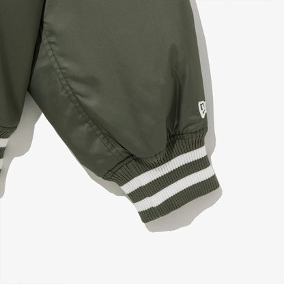 The Male model is wearing New York Yankees MLB Green Stadium Jacket  14