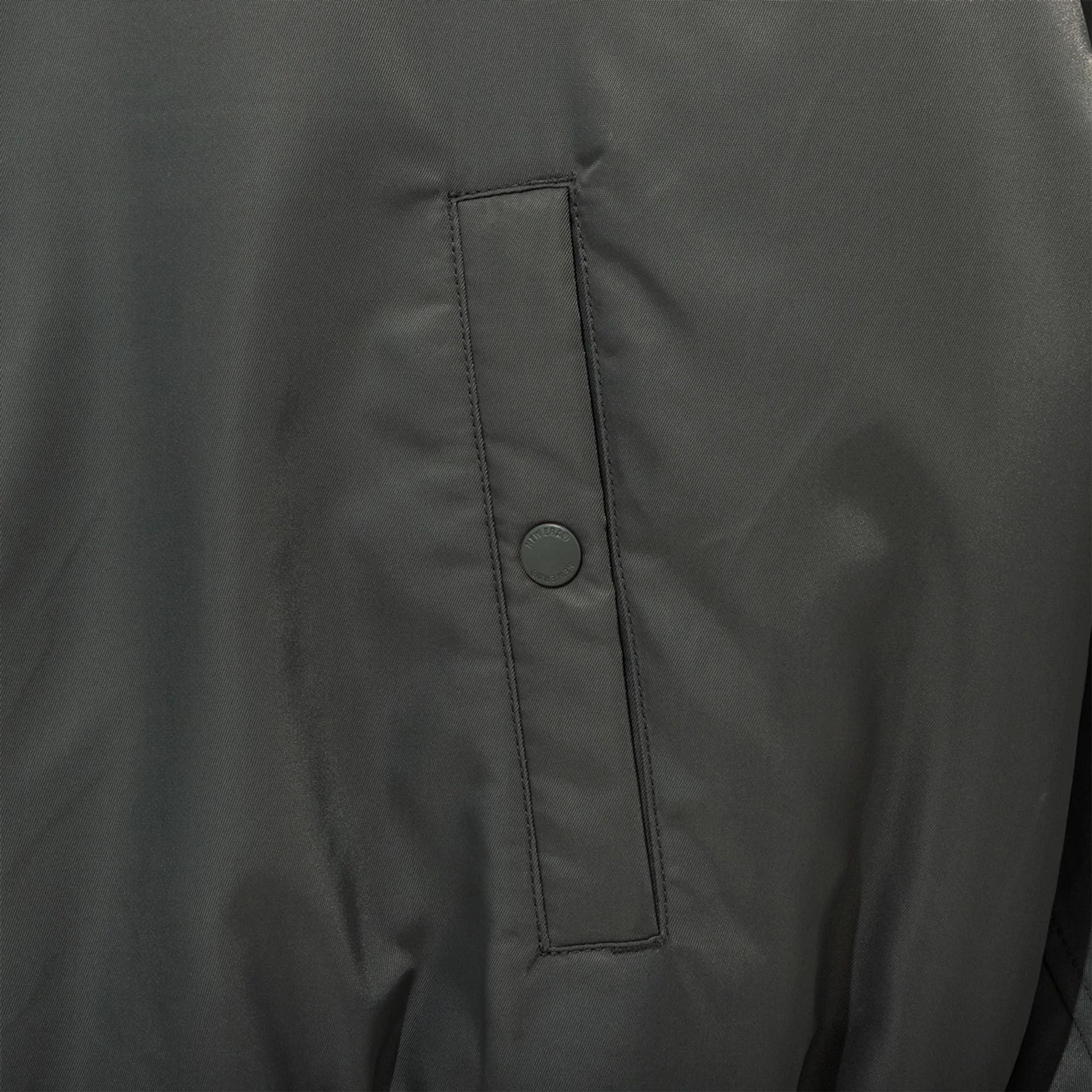 The Male model is wearing LA Dodgers MLB Grey Stadium Jacket  6