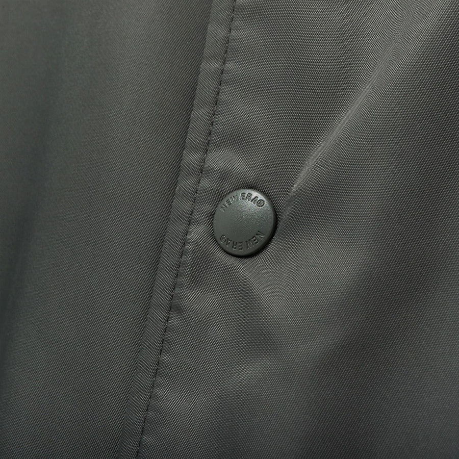 The Male model is wearing LA Dodgers MLB Grey Stadium Jacket  13