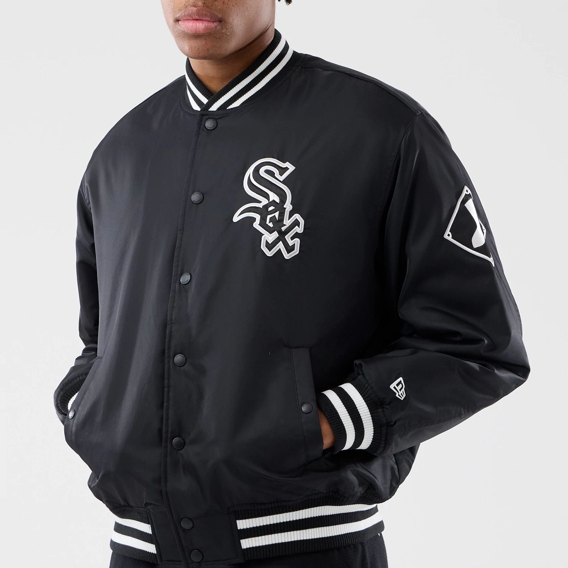 MLB Authentic Chicago White Sox Black Stadium Jacket | NEC EU
