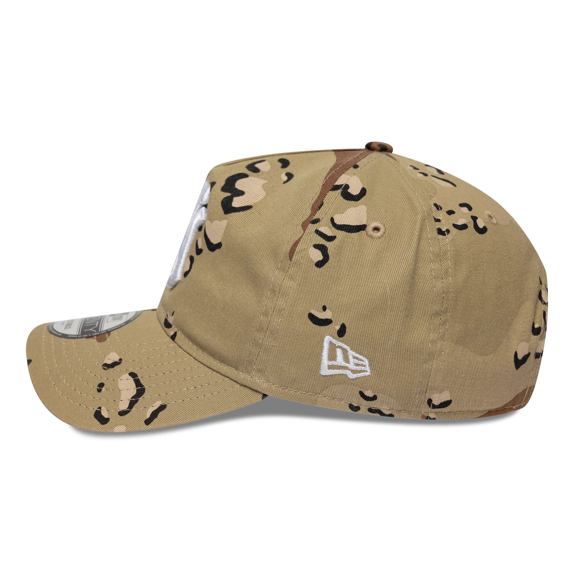 Pictured is this MLB Camo Reserve New York Yankees 9TWENTY A-Frame Adjustable cap in Desert Camo. 4