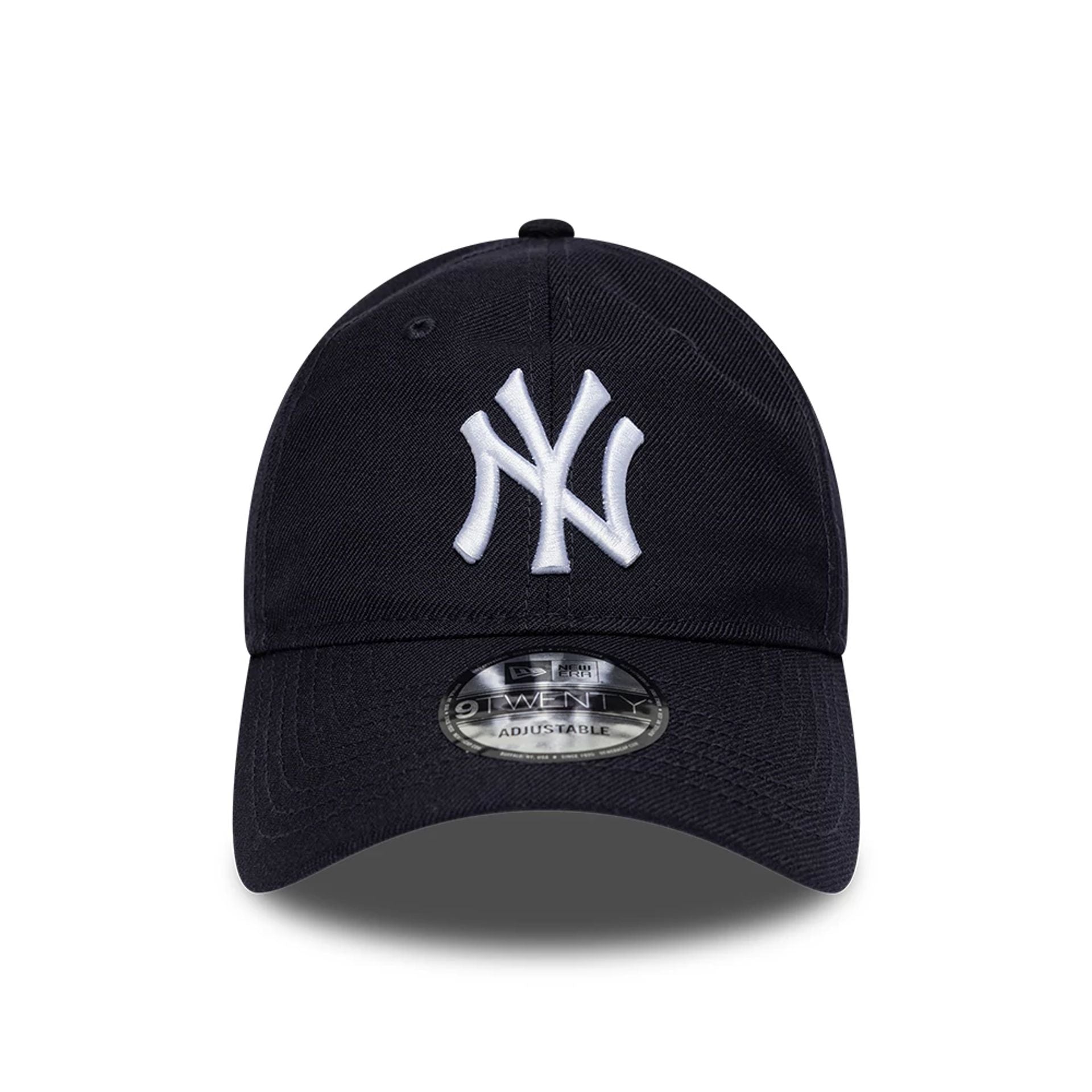 Pictured is this MLB Wool New York Yankees 9TWENTY Adjustable cap in navy. 3
