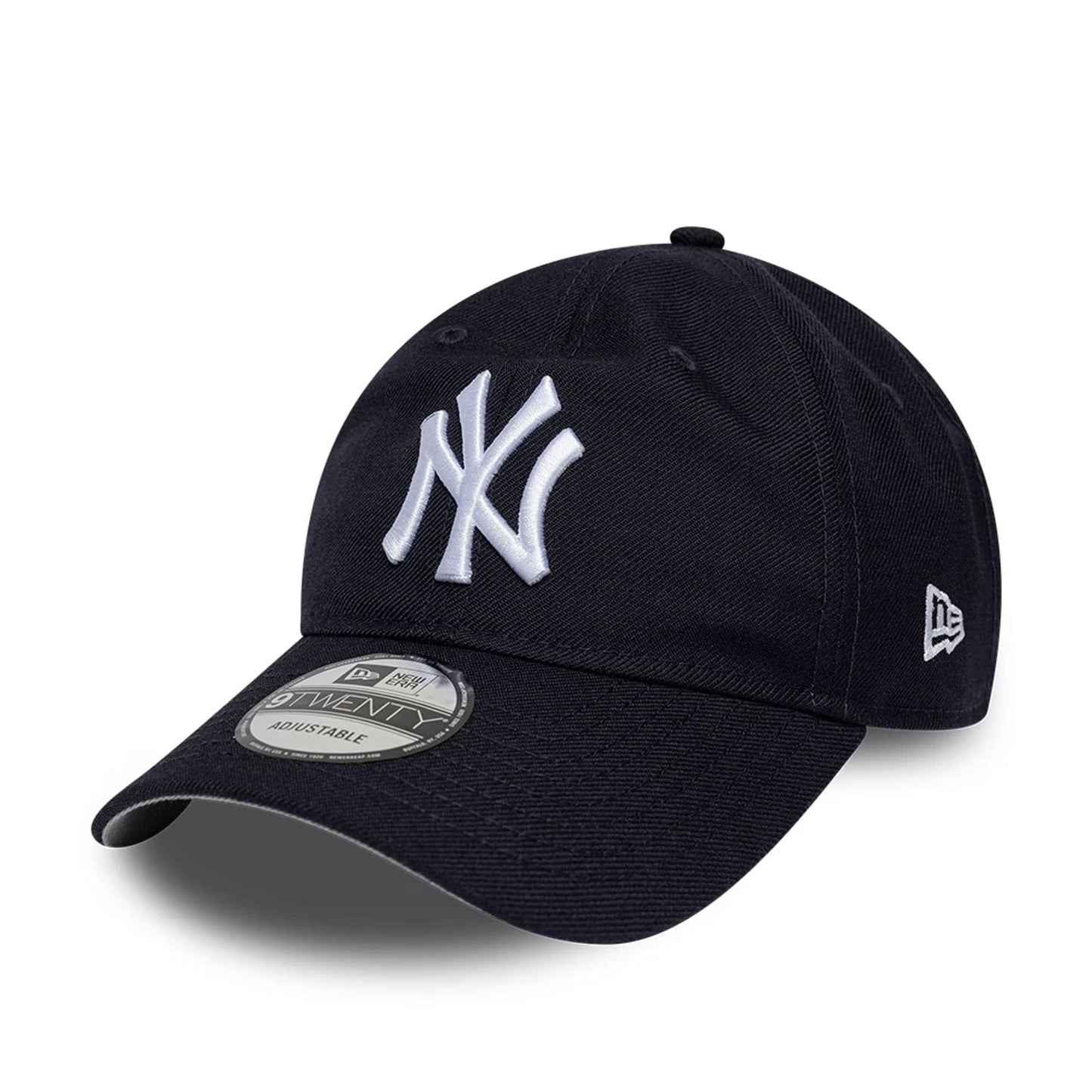 Pictured is this MLB Wool New York Yankees 9TWENTY Adjustable cap in navy. 1