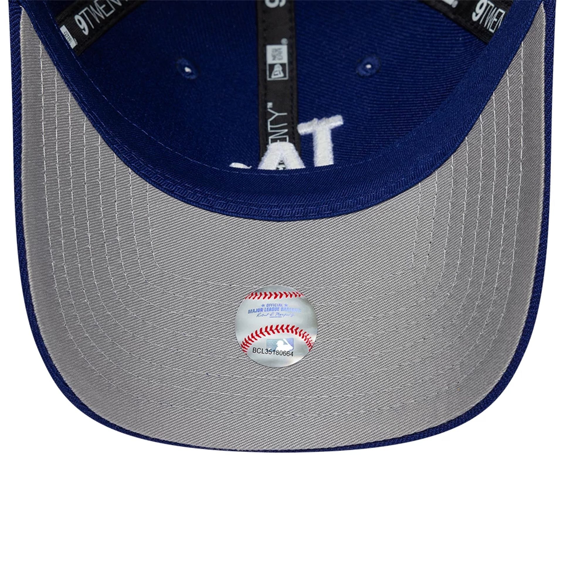 Pictured is this MLB Wool LA Dodgers 9TWENTY Adjustable cap in blue. 2