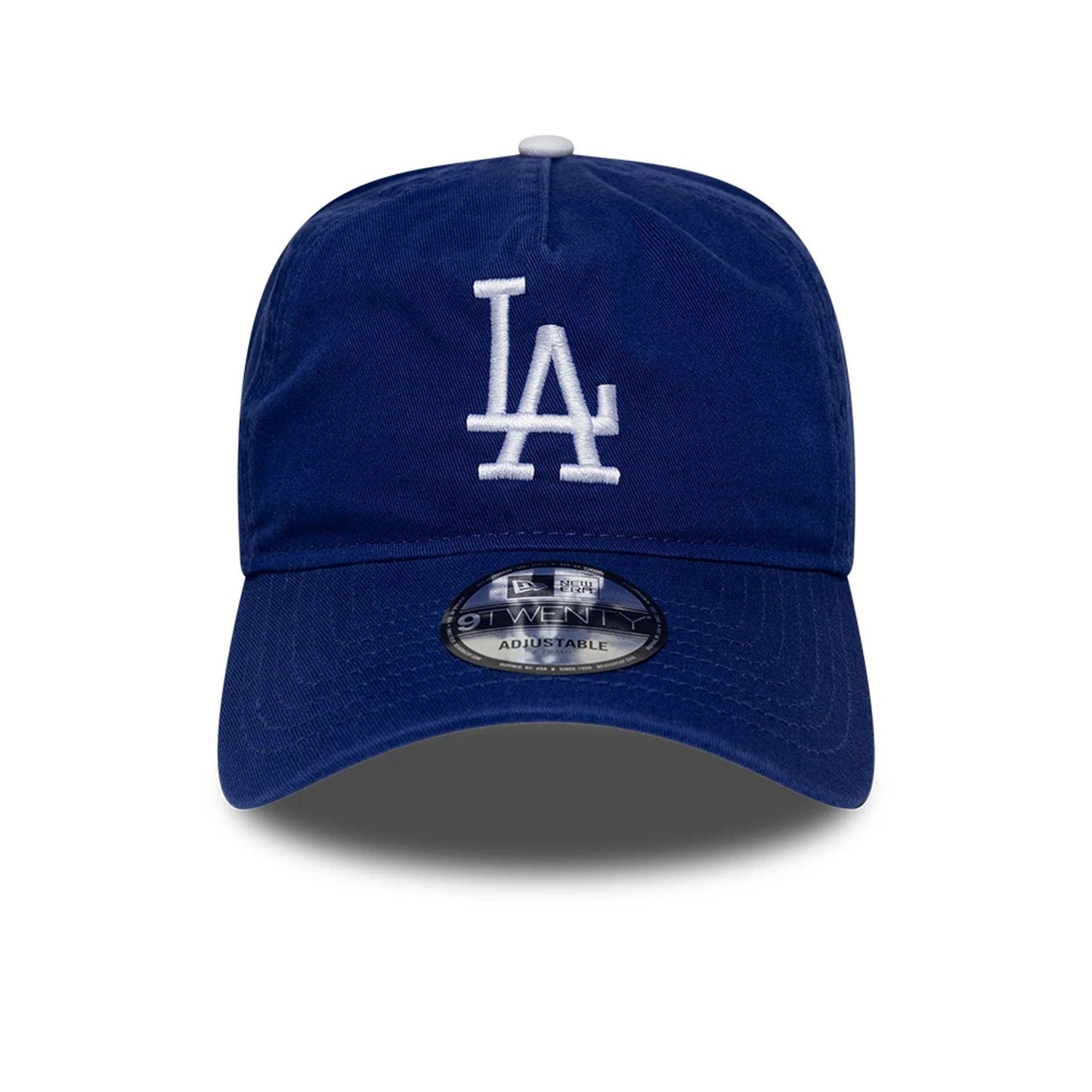 Pictured is this MLB LA Dodgers 9TWENTY A-Frame Adjustable cap in blue. 3