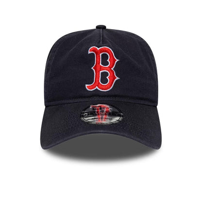 Pictured is this MLB Boston Red Sox 9TWENTY A-Frame Adjustable cap in navy. 3