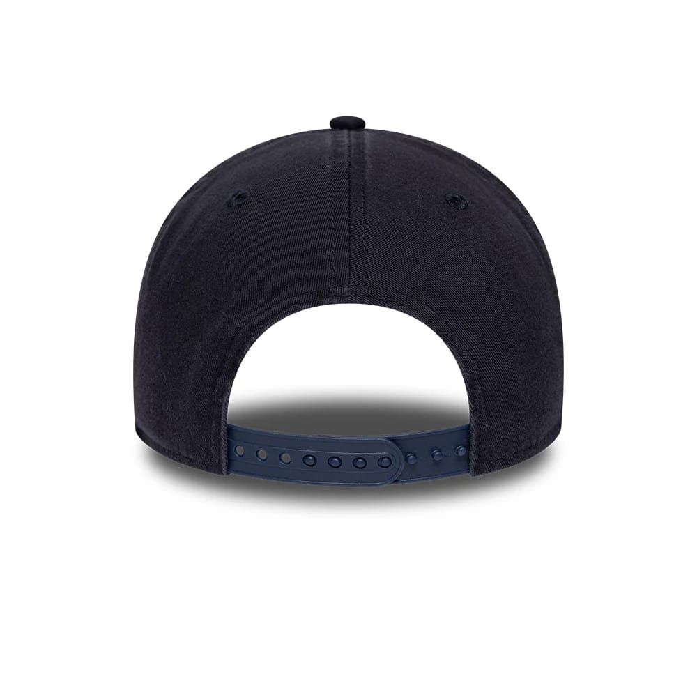 Pictured is this MLB Boston Red Sox 9TWENTY A-Frame Adjustable cap in navy. 7