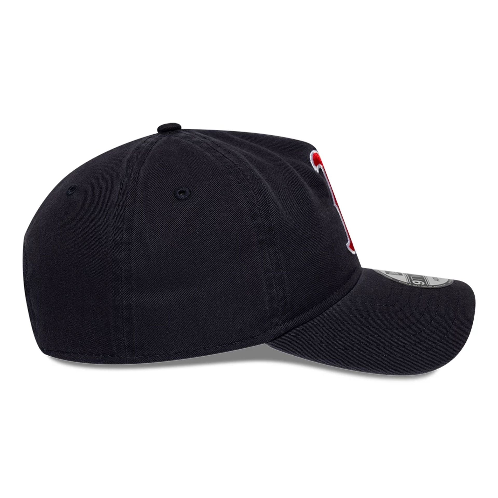 Pictured is this MLB Boston Red Sox 9TWENTY A-Frame Adjustable cap in navy. 6