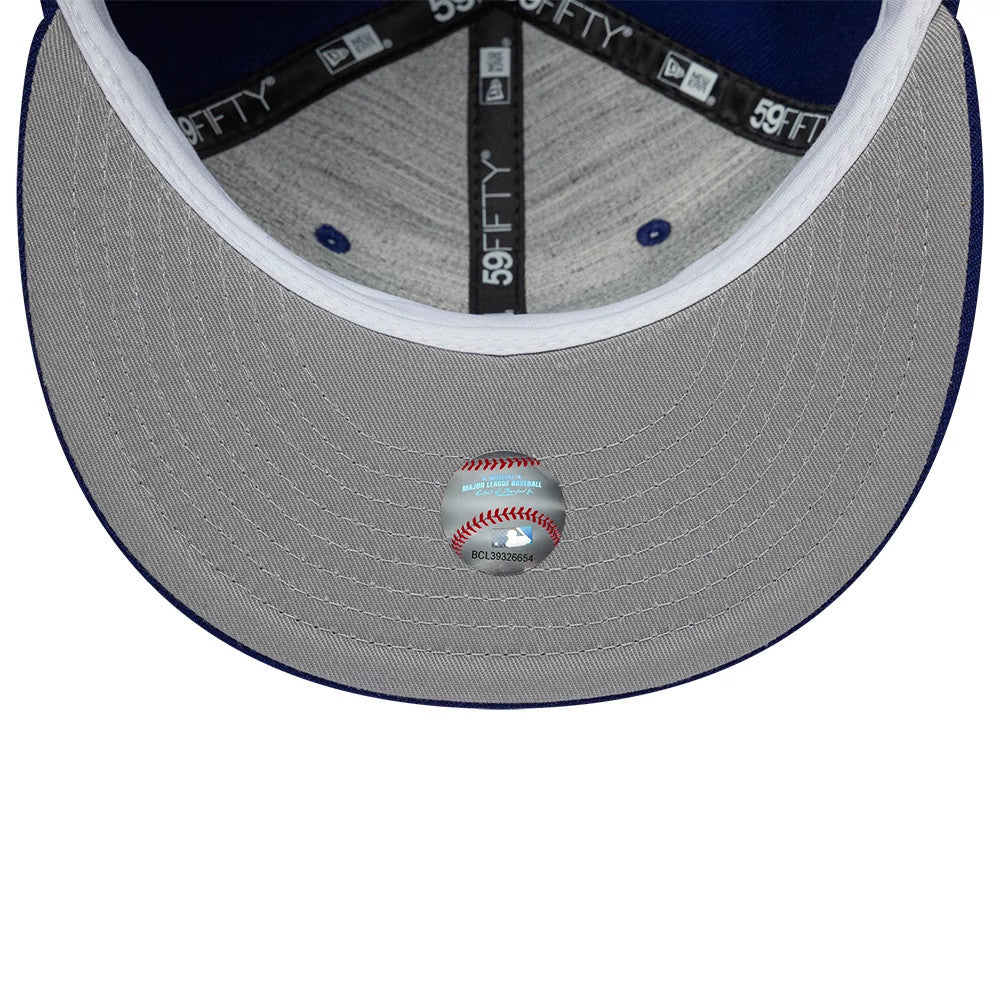 Pictured is this MLB Soft Buckram LA Dodgers 59FIFTY Fitted cap in blue. 2