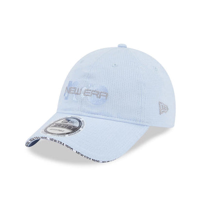Pictured is this New Era NEC Logo 9FORTY Unstructured cap in blue. 1