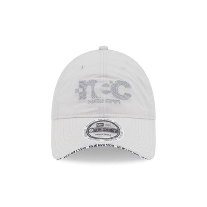 Pictured is this New Era NEC Logo 9FORTY Unstructured cap in White. 3
